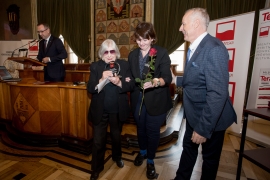 Od lewej: Michał Lipiński, Krystyna Zachwatowicz i Magdalena Sroka i Krzysztof Przybył. Fot. KAKA.media