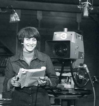 W studiu telewizyjnym w 1978 r./Fot. TVP/PAP/Zygmunt Januszewski