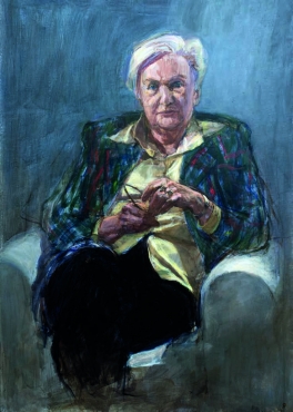 Portret prof. Ewy Łętowskiej wykonany przez artystę malarza Andrzeja Okińczyca (Reprodukcja: Jacek Gulczyński)
